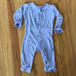 Kickee Pants Lilac Purple Coverall - 3-6 months
